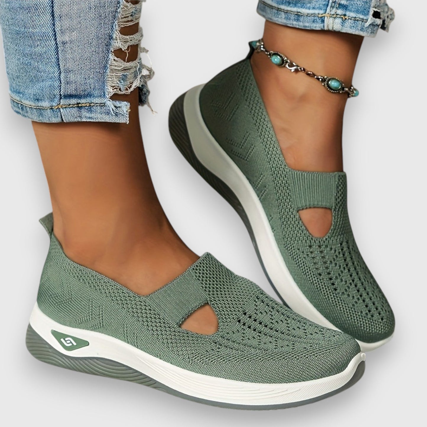 Greta – Ortopedyczne Sneakersy Slip-On