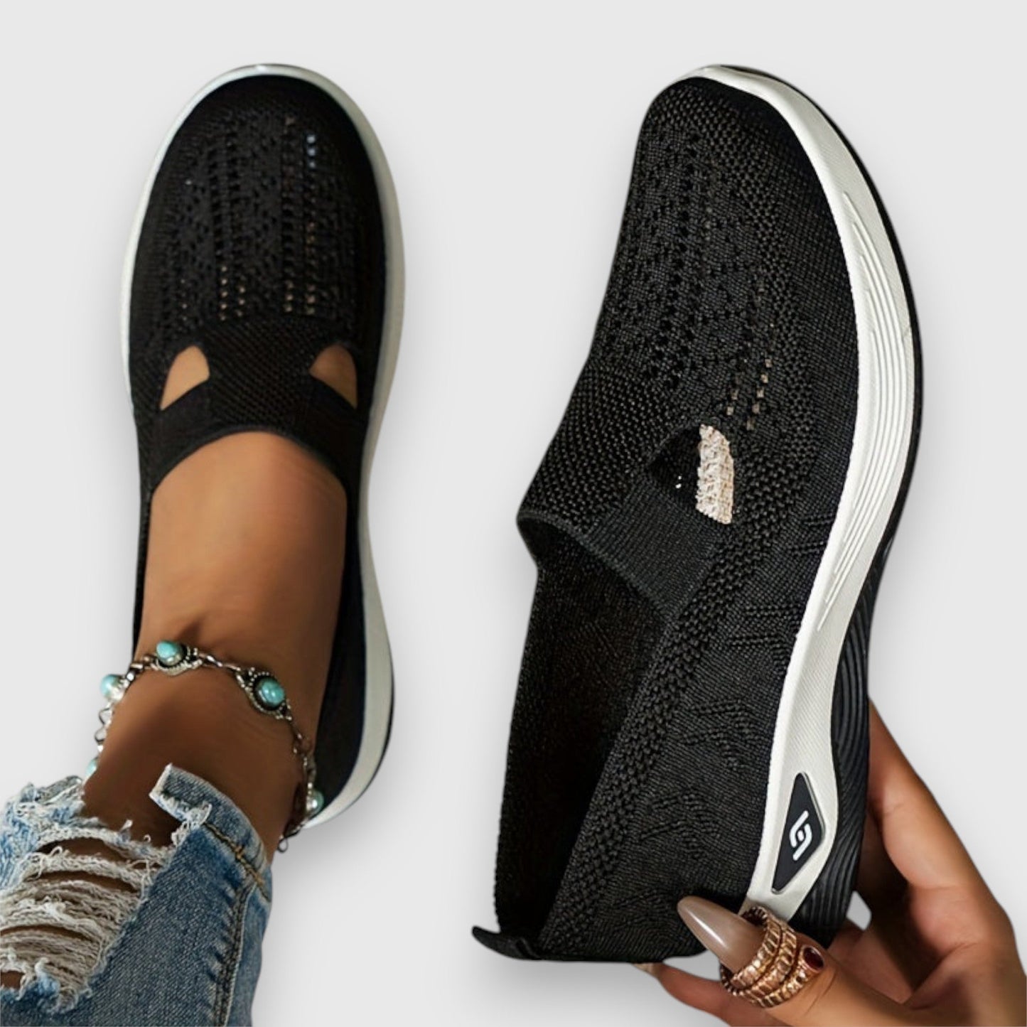 Greta – Ortopedyczne Sneakersy Slip-On