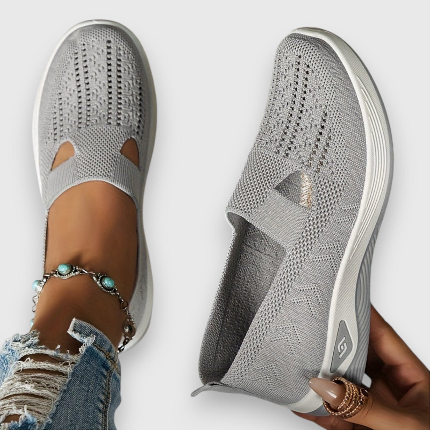 Greta – Ortopedyczne Sneakersy Slip-On