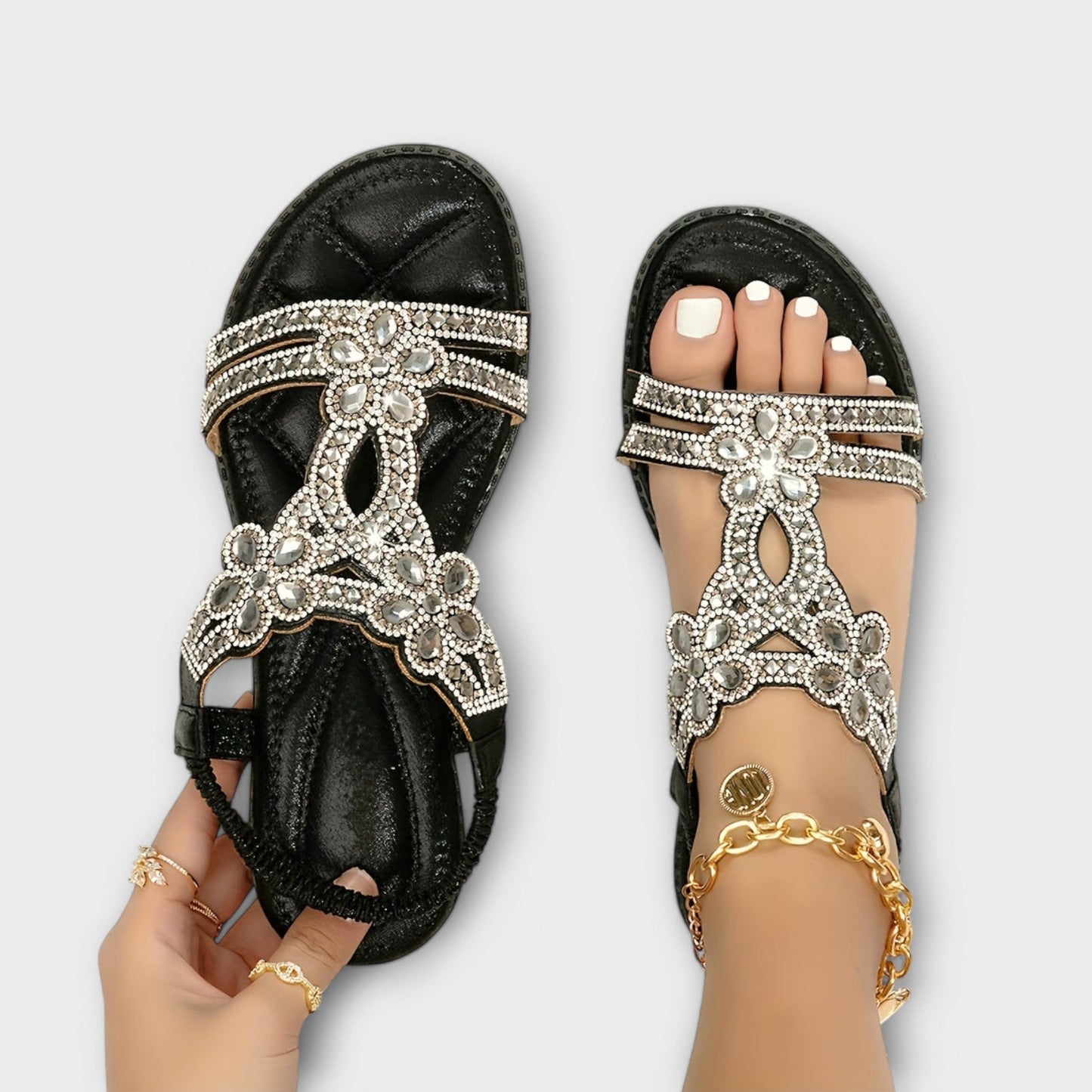 Rosalie - Sandaly ortopedyczne w stylu boho