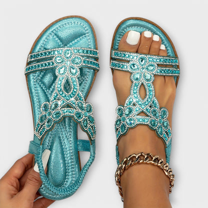 Rosalie - Sandaly ortopedyczne w stylu boho