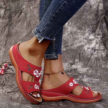 Hannah | Wygodne otwarte letnie buty z ortopedyczną podeszwą
