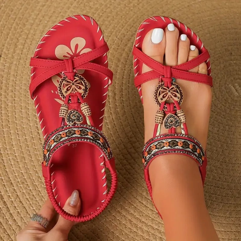 Gloria | Boho-Chic Ortopedyczne Sandały